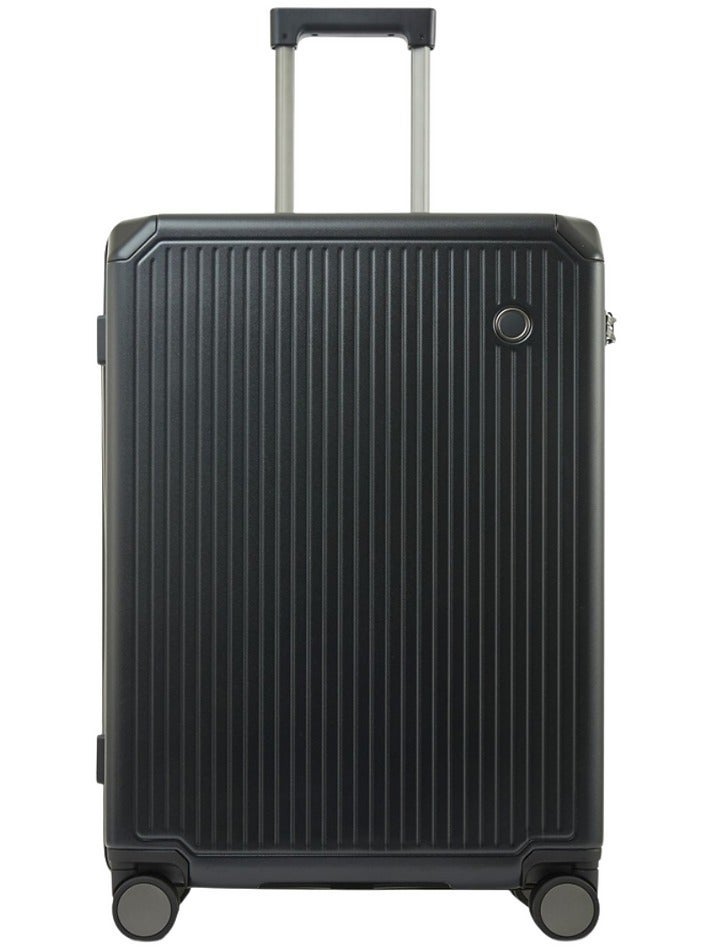 Echolac Shogun 79 Cm 4-Double Wheeled Hardside Non-Expandable Check-In Luggage Trolley Case - Black - Image 1